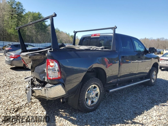 2021 Ram 2500 Tradesman with VIN 3C6UR5CJ2MG573130, listed as a Copart auction lot 55063985 with 80,115 mi miles and Salvage title. Bid and sale history available at DreamBid. Image 3.
