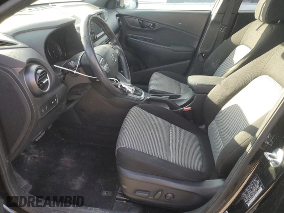 2021 Hyundai Kona Night Edition with VIN KM8K6CA57MU710395, listed as a Copart auction lot 87667725 with 77,647 mi miles and Non Repairable. Bid and sale history available at DreamBid. Image 7.