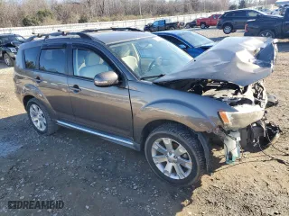 2012 Mitsubishi Outlander SE with VIN JA4AS3AW4CU012436, listed as a Copart auction lot 85694344 with 140,451 mi miles and Salvage Title. Bid and sale history available at carsss.com. Image 4.