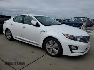 2016 Kia Optima Hybrid EX with VIN KNAGN4AD1G5094117, listed as a Copart auction lot 75078234 with 0 mi miles and Salvage Title. Bid and sale history available at carsss.com. Image 4.