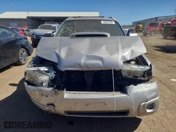 2006 Subaru Forester 2.5 XT Limited with VIN JF1SG69606H709655, listed as a Copart auction lot 72007934 with 168,531 mi miles and Salvage Title. Bid and sale history available at carsss.com. Image 5.