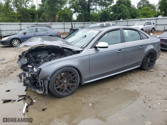 2014 Audi S4 Prestige with VIN WAUKGAFL6EA011546, listed as a Copart auction lot 64061974 with 128,034 mi miles and Salvage Title. Bid and sale history available at carsss.com. Image 1.