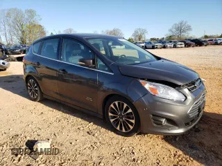 2017 Ford C-Max Energi Titanium with VIN 1FADP5FU4HL105032, listed as a Copart auction lot 46847244 with 96,090 mi miles. Bid and sale history available at carsss.com. Image 4.
