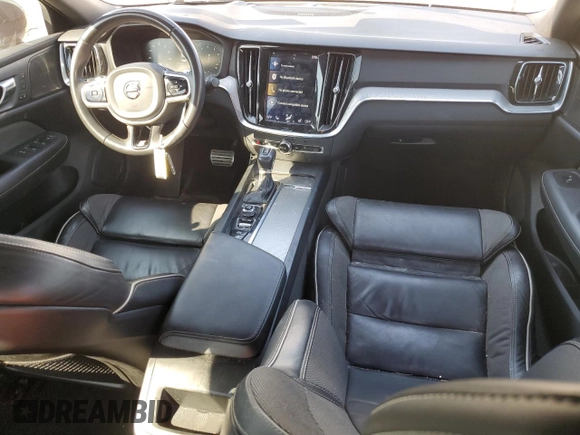 2019 Volvo S60 R-Design with VIN 7JR102FM1KG015838, listed as a Copart auction lot 46232505 with 65,404 mi miles and Salvage Title. Bid and sale history available at carsss.com. Image 8.