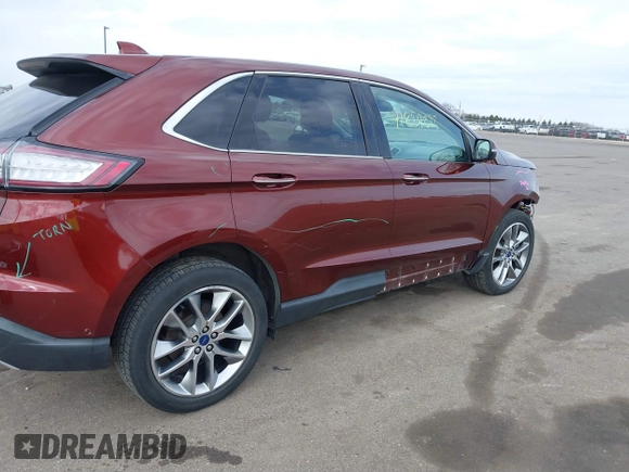 2016 Ford Edge Titanium with VIN 2FMPK4K86GBB31442, listed as a IAAI auction lot 41854898 with 79,599 mi miles. Bid and sale history available at carsss.com. Image 18.