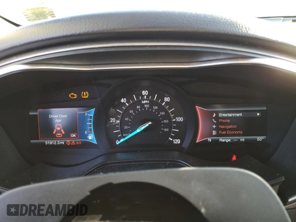 2019 Ford Fusion Hybrid SE with VIN 3FA6P0LU3KR157227, listed as a Copart auction lot 72913652 with 51,912 mi miles. Bid and sale history available at carsss.com. Image 9.