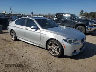 2014 BMW 5 Series 535i xDrive with VIN WBA5B3C50ED538414, listed as a Copart auction lot 44180645 with 158,560 mi miles and Salvage Title. Bid and sale history available at carsss.com. Image 4.