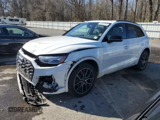 2021 Audi SQ5 Premium Plus with VIN WA1B4AFYXM2027503, listed as a Copart auction lot 49532945 with 68,674 mi miles and Salvage Title. Bid and sale history available at carsss.com. Image 1.