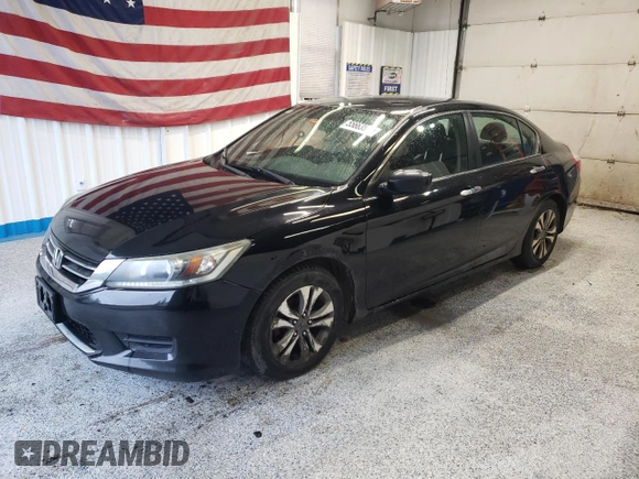 2013 Honda Accord LX z VIN 1HGCR2F30DA026132, wystawiony jako Copart lot #55663525 z przebiegiem 184 804 mil mil oraz Szkoda całkowita • Salvage title. Historia ofert i sprzedaży dostępna na DreamBid. Obrazek 1.