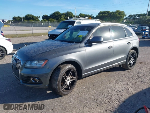 2013 Audi Q5 Premium with VIN WA1CFAFP4DA037312, listed as a IAAI auction lot 41432566 with 122,690 mi miles and . Bid and sale history available at DreamBid. Image 2.