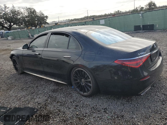 2023 Mercedes-Benz S-Class S 580e with VIN W1K6G6KB0PA191274, listed as a Copart auction lot 79265034 with 20,817 mi miles and Salvage Title. Bid and sale history available at carsss.com. Image 2.