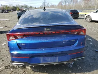 2021 Kia K5 GT-Line with VIN 5XXG64J27MG057806, listed as a Copart auction lot 49326135 with 44,642 mi miles and Salvage Title. Bid and sale history available at carsss.com. Image 6.