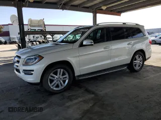2013 Mercedes-Benz GL-Class GL 450 with VIN 4JGDF7CE7DA256907, listed as a Copart auction lot 50198605 with 117,033 mi miles and Clean Title. Bid and sale history available at carsss.com. Image 1.