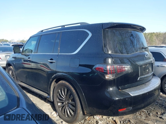 2017 Infiniti QX80 with VIN JN8AZ2NE8H9150542, listed as a IAAI auction lot 41810110 with 112,328 mi miles and . Bid and sale history available at DreamBid. Image 14.