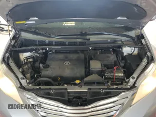 2011 Toyota Sienna XLE with VIN 5TDDK3DC7BS022837, listed as a Copart auction lot 60811445 with 210,732 mi miles and Salvage title. Bid and sale history available at DreamBid. Image 12.