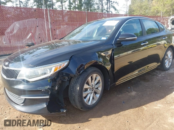 2017 Kia Optima LX with VIN 5XXGT4L33HG141559, listed as a IAAI auction lot 41863912 with 148,250 mi miles. Bid and sale history available at carsss.com. Image 2.