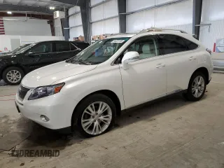 2010 Lexus RX 450h with VIN JTJBC1BAXA2401134, listed as a Copart auction lot 54424195 with 124,077 mi miles and Salvage Title. Bid and sale history available at DreamBid. Image 1.