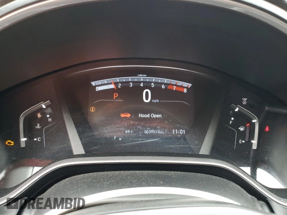 2020 Honda CR-V Touring with VIN 5J6RW2H93LL014590, listed as a Copart auction lot 53720635 with 63,951 mi miles and Salvage title. Bid and sale history available at DreamBid. Image 9.