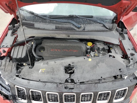 2018 Jeep Compass Sport with VIN 3C4NJCAB6JT409466, listed as a Copart auction lot 54982045 with 81,985 mi miles and Salvage title. Bid and sale history available at DreamBid. Image 12.