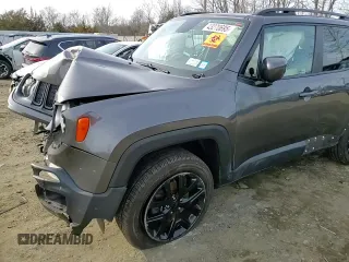 2018 Jeep Renegade Altitude with VIN ZACCJBBB9JPG71487, listed as a Copart auction lot 43270695 with 112,018 mi miles and Salvage title. Bid and sale history available at DreamBid. Image 10.