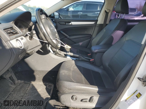 2013 Volkswagen Passat SE w/Sunroof with VIN 1VWBP7A36DC116147, listed as a Copart auction lot 50591345 with 172,814 mi miles and Salvage Title. Bid and sale history available at carsss.com. Image 7.