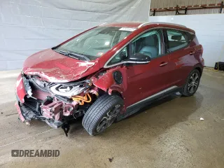 2018 Chevrolet Bolt EV Premier with VIN 1G1FX6S03J4109335, listed as a Copart auction lot 55924625 with 58,152 mi miles and Salvage title. Bid and sale history available at DreamBid. Image 1.