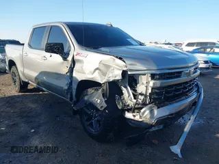 2023 Chevrolet Silverado 1500 RST with VIN 1GCUDEE83PZ220384, listed as a IAAI auction lot 41522119 with 25,797 mi miles. Bid and sale history available at carsss.com. Image 1.