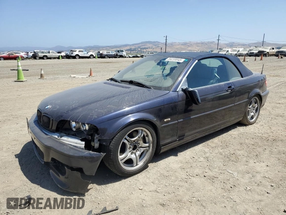2001 BMW 3 Series 330Ci z VIN WBABS53491JU87738, wystawiony jako Copart lot #59233045 z przebiegiem 134 675 mil mil oraz Szkoda całkowita • Salvage title. Historia ofert i sprzedaży dostępna na DreamBid. Obrazek 1.