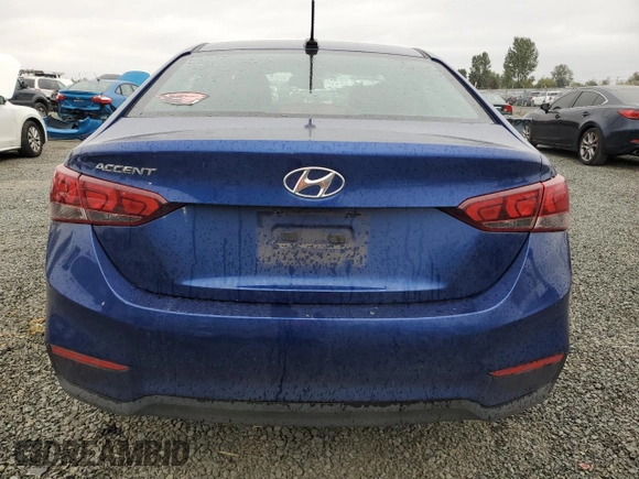 2021 Hyundai Accent Limited with VIN 3KPC34A67ME152725, listed as a Copart auction lot 74799464 with 24,519 mi miles and Salvage Title. Bid and sale history available at carsss.com. Image 6.