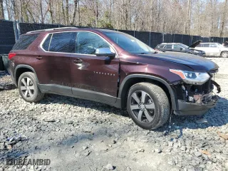2021 Chevrolet Traverse LT Leather with VIN 1GNERHKW7MJ267963, listed as a Copart auction lot 51031185 with 32,460 mi miles and Salvage Title. Bid and sale history available at carsss.com. Image 4.