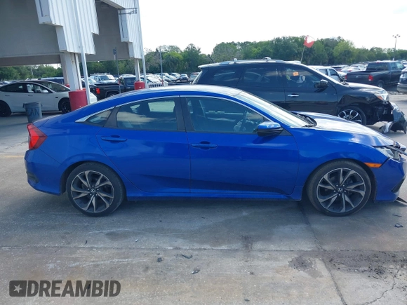 2019 Honda Civic Sport with VIN 2HGFC2F86KH525252, listed as a IAAI auction lot 41998144 with 79,417 mi miles and . Bid and sale history available at DreamBid. Image 13.