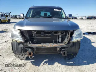 2017 Nissan Armada SV with VIN JN8AY2ND8H9008850, listed as a Copart auction lot 49379285 with 118,878 mi miles and Salvage Title. Bid and sale history available at carsss.com. Image 5.