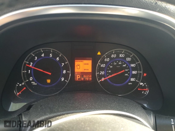 2011 Infiniti FX with VIN JN8AS1MW5BM735012, listed as a Copart auction lot 57234155 with 84,258 mi miles and Salvage title. Bid and sale history available at DreamBid. Image 9.
