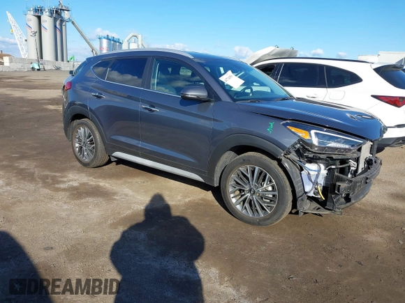 2019 Hyundai Tucson Ultimate with VIN KM8J3CAL1KU068739, listed as a IAAI auction lot 41738850 with 6,005 mi miles. Bid and sale history available at carsss.com. Image 1.