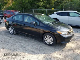 2012 Honda Civic LX с VIN 19XFB2F54CE046672, выставлен на аукционе Copart как лот 59880595 с пробегом 209 284 миль миль и Чистый • Clean title. История ставок и продаж доступна на DreamBid. Изображение 4.