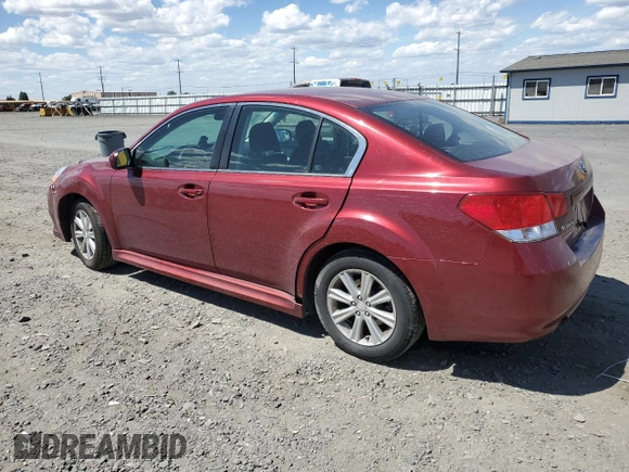 2011 Subaru Legacy Premium with VIN 4S3BMBC61B3214294, listed as a Copart auction lot 64795355 with 116,793 mi miles and Salvage title. Bid and sale history available at DreamBid. Image 2.