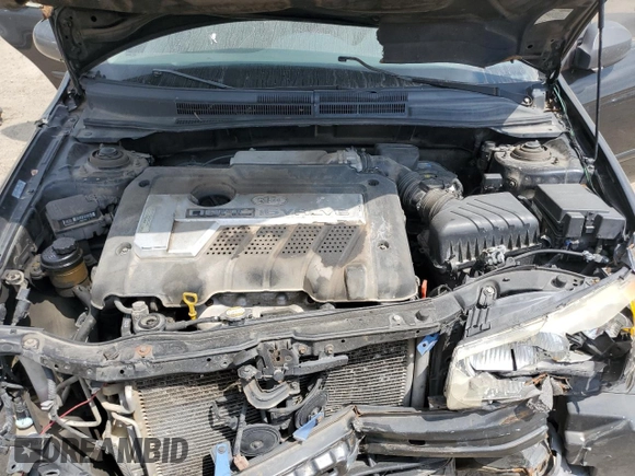 2006 Kia Spectra EX with VIN KNAFE121865361279, listed as a Copart auction lot 53486935 with 219,919 mi miles and Salvage Title. Bid and sale history available at carsss.com. Image 12.