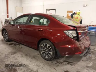 2015 Honda Civic EX with VIN 2HGFB2F84FH566245, listed as a IAAI auction lot 41603522 with 105,467 mi miles and . Bid and sale history available at carsss.com. Image 3.