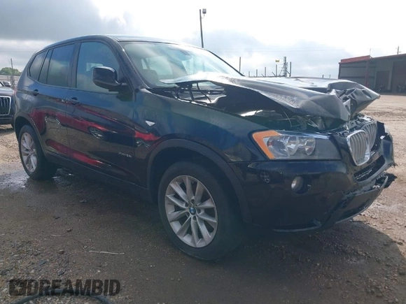 2014 BMW X3 xDrive28i with VIN 5UXWX9C50E0D24494, listed as a IAAI auction lot 41947605 with Not Provided miles and . Bid and sale history available at DreamBid. Image 1.