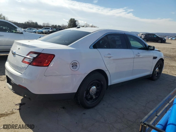 2013 Ford Sedan Police Interceptor with VIN 1FAHP2M88DG148698, listed as a Copart auction lot 45800035 with 157,932 mi miles and Salvage Title. Bid and sale history available at carsss.com. Image 3.