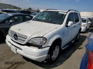 2000 Mercedes-Benz M-Class with VIN 4JGAB54E5YA165660, listed as a Copart auction lot 65872364 with 115,668 mi miles and Salvage Title. Bid and sale history available at carsss.com. Image 1.