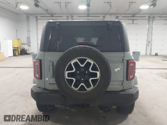 2023 Ford Bronco with VIN 1FMEE5BP7PLC09674, listed as a IAAI auction lot 42049792 with 25,937 mi miles and . Bid and sale history available at DreamBid. Image 16.
