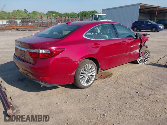 2013 Lexus ES 250 with VIN JTHBK1GG1D2006894, listed as a IAAI auction lot 42103037 with 103,277 mi miles and . Bid and sale history available at DreamBid. Image 4.