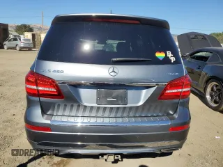 2017 Mercedes-Benz GLS 450 with VIN 4JGDF6EE3HA968974, listed as a Copart auction lot 67639594 with 104,330 mi miles and Salvage Title. Bid and sale history available at DreamBid. Image 6.