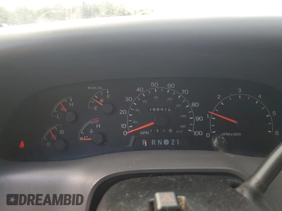 2001 Ford Super Duty F-250 XL with VIN 1FTNX20S11EA95476, listed as a Copart auction lot 47260375 with 168,416 mi miles and Salvage Title. Bid and sale history available at carsss.com. Image 9.