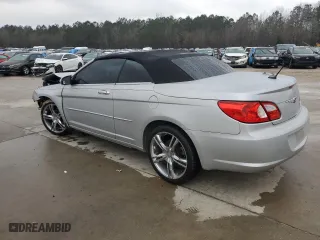 2008 Chrysler Sebring Limited with VIN 1C3LC65M68N207868, listed as a Copart auction lot 45849245 with 117,060 mi miles and Salvage Title. Bid and sale history available at carsss.com. Image 2.
