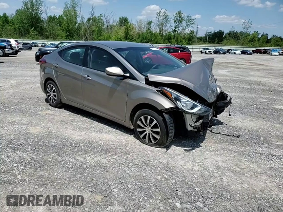 2016 Hyundai Elantra SE with VIN 5NPDH4AE9GH694955, listed as a Copart auction lot 60156945 with 80,503 mi miles and Salvage title. Bid and sale history available at DreamBid. Image 14.