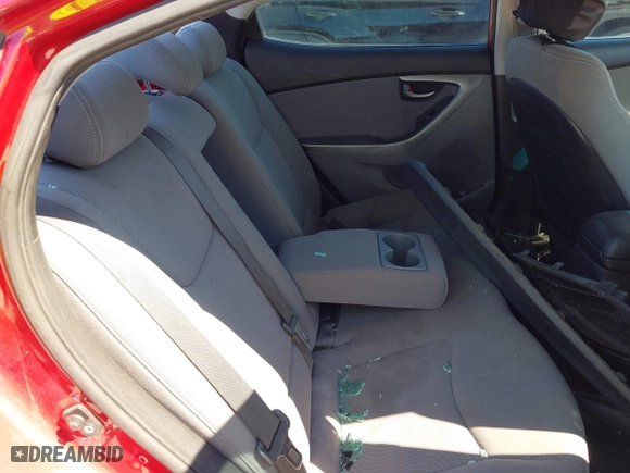 2014 Hyundai Elantra SE with VIN KMHDH4AE4EU174399, listed as a IAAI auction lot 41900852 with 100,660 mi miles. Bid and sale history available at carsss.com. Image 8.