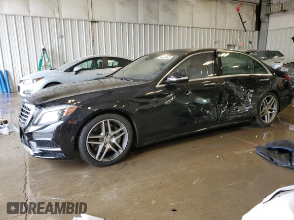 2015 Mercedes-Benz S 550 z VIN WDDUG8FBXFA122619, wystawiony jako Copart lot #56588865 z przebiegiem 47 318 mil mil oraz Tytuł czysty. Historia ofert i sprzedaży dostępna na DreamBid. Obrazek 1.