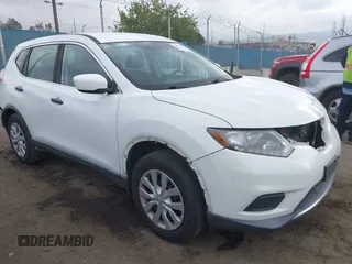 2016 Nissan Rogue S with VIN KNMAT2MT6GP663229, listed as a IAAI auction lot 42095705 with 93,602 mi miles. Bid and sale history available at carsss.com. Image 1.